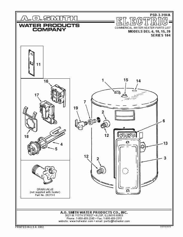 A O  Smith Water Heater DEL 15-page_pdf